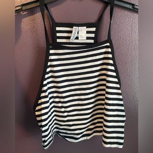 DIVIDED striped tank top